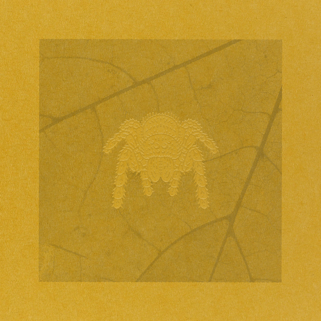 Yellow Spider / Leaf Art Print (1/3)